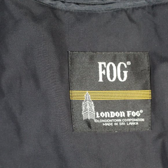 Vintage 80's London Fog Navy Coat with Removable Liner - Picture 5 of 9